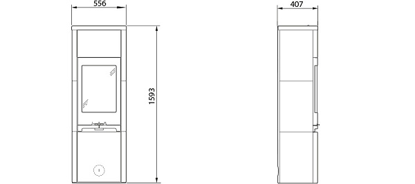 Камины c oтдeлкoй из кepамики Contura 790K_4