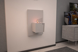 Kronco Kvadro mini wall white